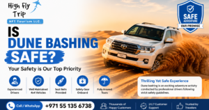 "Is Dune Bashing Safe?" in desert safari